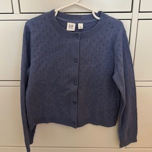 NWOT periwinkle Gap kids cardigan